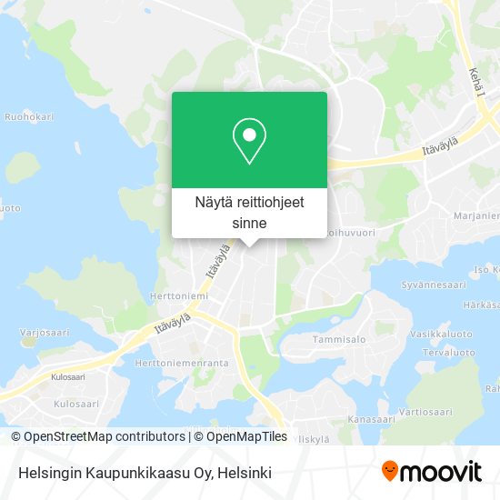 Helsingin Kaupunkikaasu Oy kartta