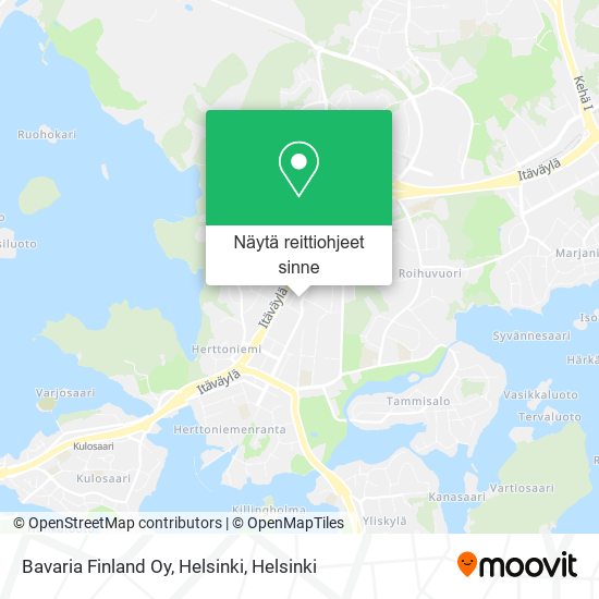 Bavaria Finland Oy, Helsinki kartta