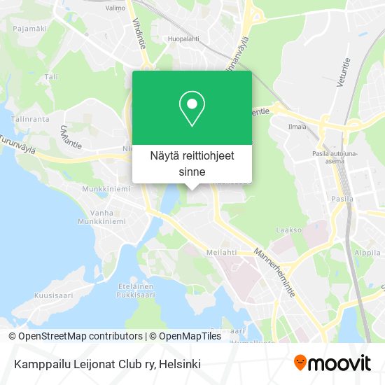 Kamppailu Leijonat Club ry kartta