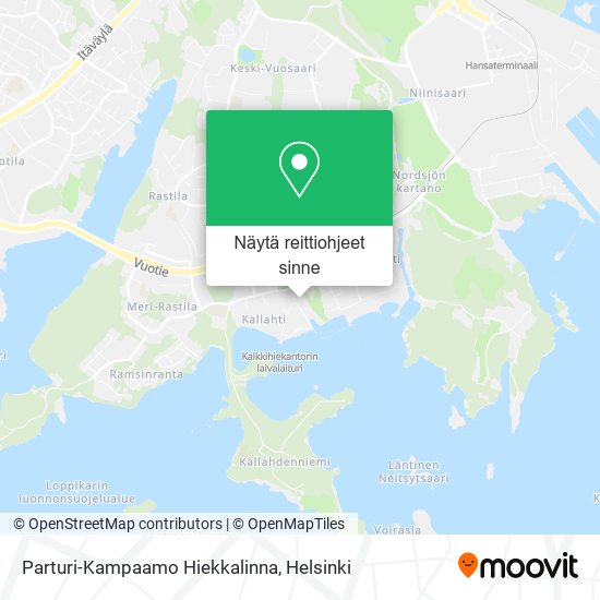 Parturi-Kampaamo Hiekkalinna kartta