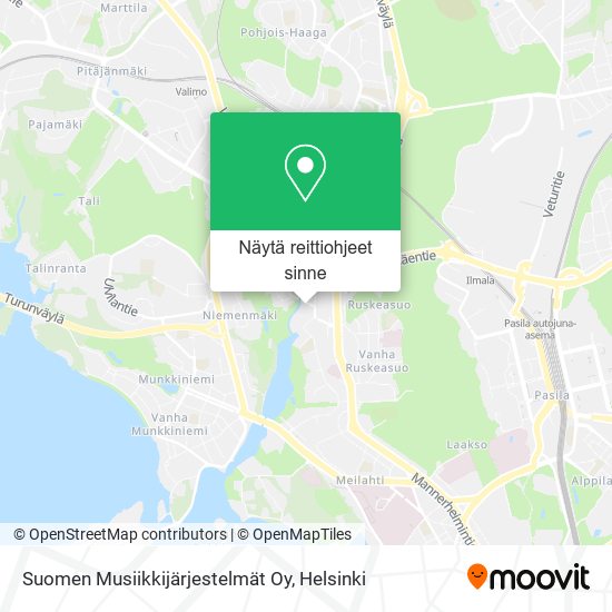 Suomen Musiikkijärjestelmät Oy kartta