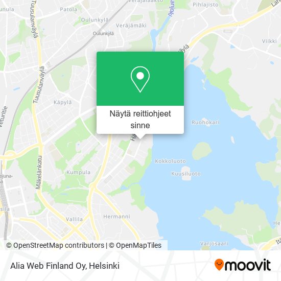 Alia Web Finland Oy kartta