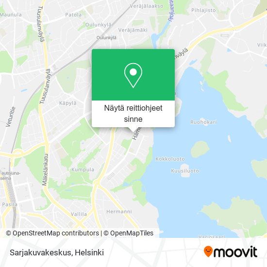 Sarjakuvakeskus kartta