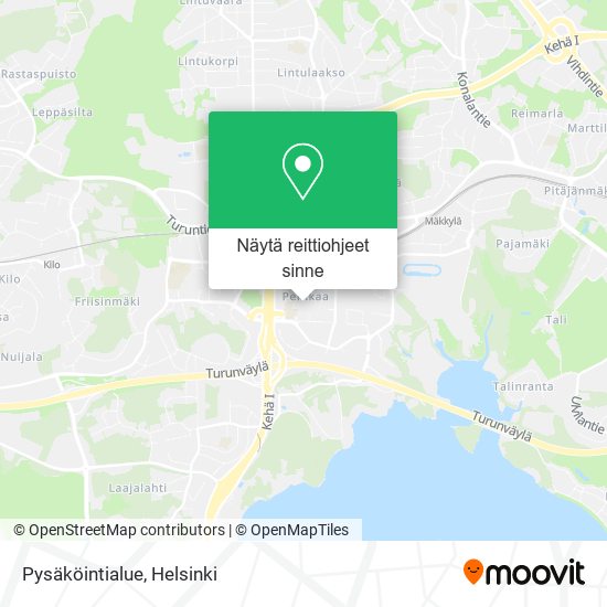 Pysäköintialue kartta