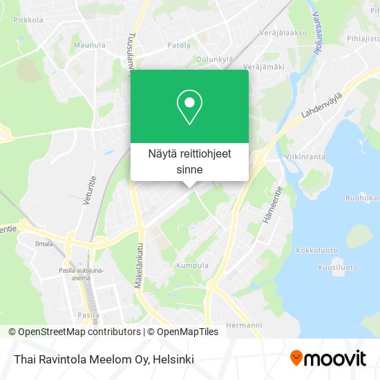 Thai Ravintola Meelom Oy kartta