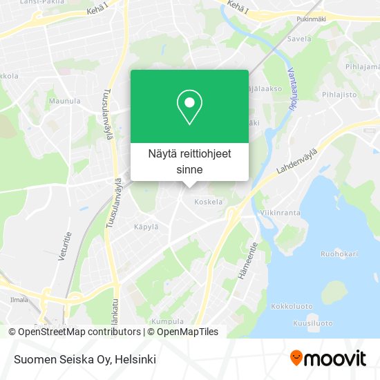 Suomen Seiska Oy kartta