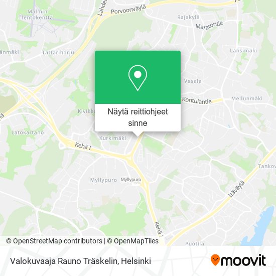Valokuvaaja Rauno Träskelin kartta