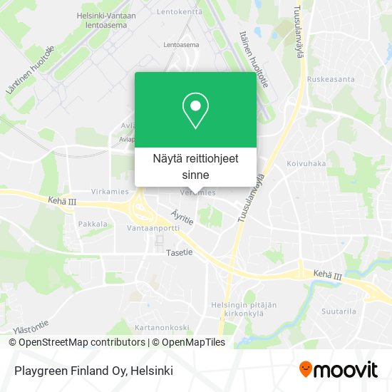 Playgreen Finland Oy kartta