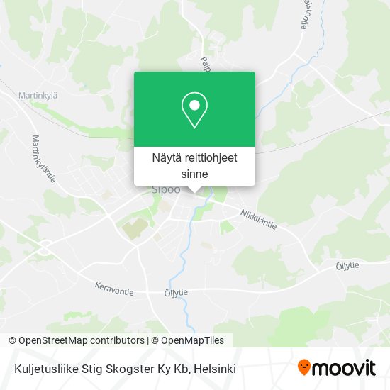 Kuljetusliike Stig Skogster Ky Kb kartta