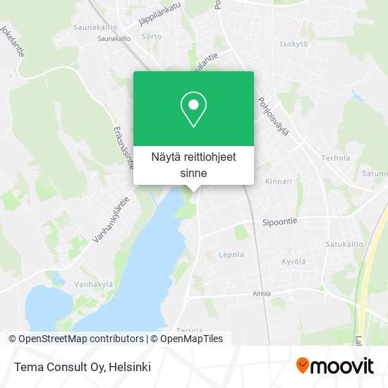 Tema Consult Oy kartta
