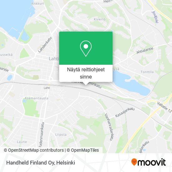 Handheld Finland Oy kartta
