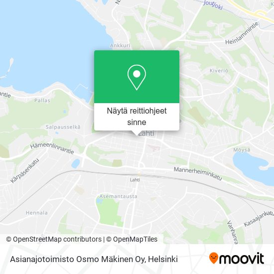 Asianajotoimisto Osmo Mäkinen Oy kartta