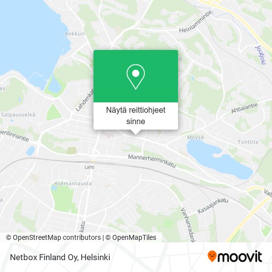 Netbox Finland Oy kartta