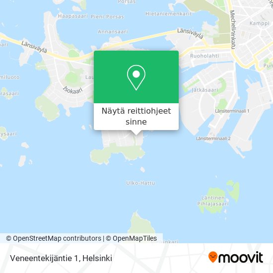 Veneentekijäntie 1 kartta