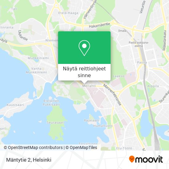 Mäntytie 2 kartta