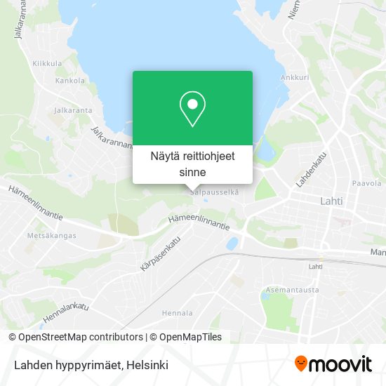 Kuinka päästä kohteeseen Lahden hyppyrimäet paikassa Lahti kulkuvälineellä  Bussi tai Juna?