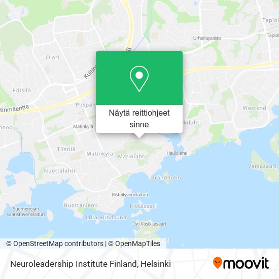 Neuroleadership Institute Finland kartta