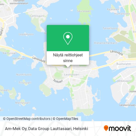 Am-Mek Oy, Data Group Lauttasaari kartta