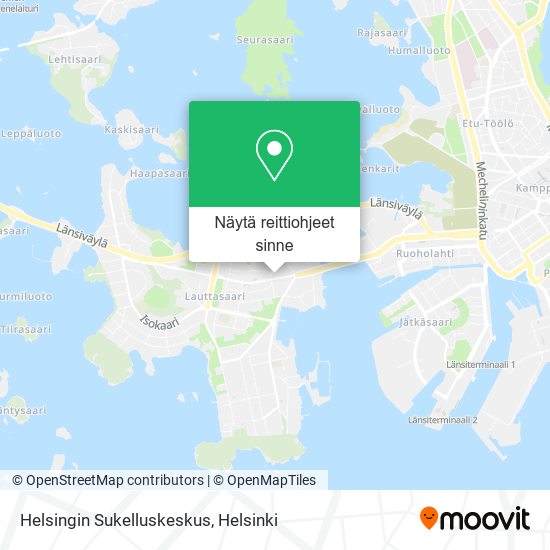 Helsingin Sukelluskeskus kartta