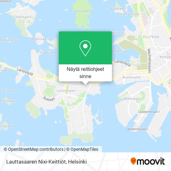 Lauttasaaren Nixi-Keittiöt kartta