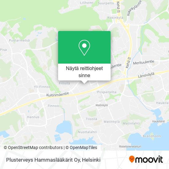 Plusterveys Hammaslääkärit Oy kartta