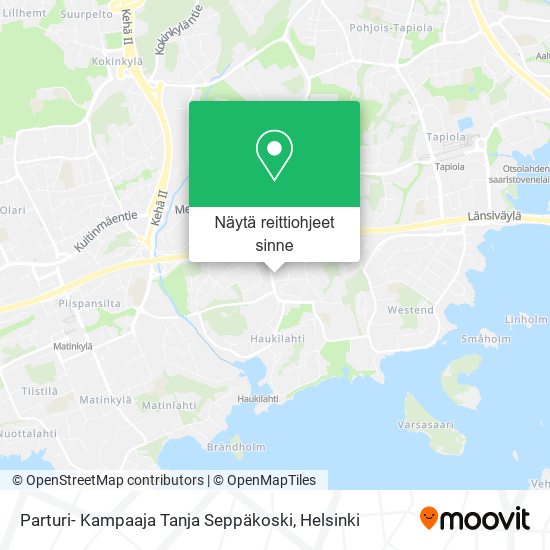 Parturi- Kampaaja Tanja Seppäkoski kartta