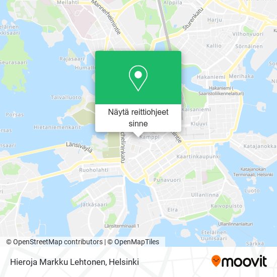 Hieroja Markku Lehtonen kartta