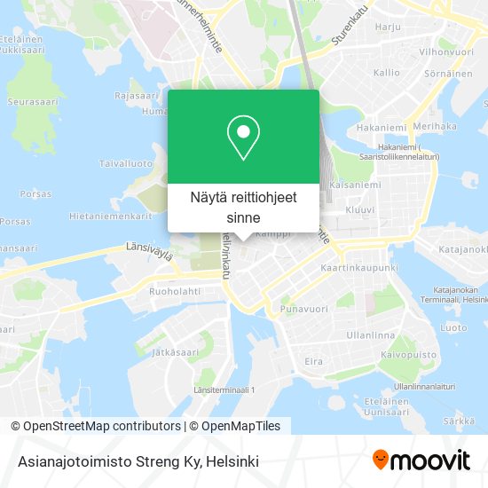 Asianajotoimisto Streng Ky kartta