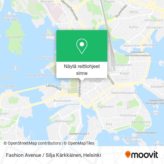 Fashion Avenue / Silja Kärkkäinen kartta