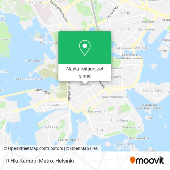R Hki Kamppi Metro kartta