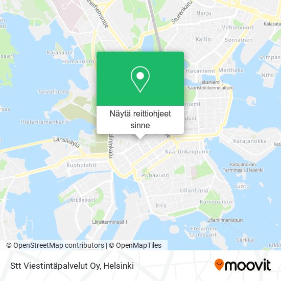 Stt Viestintäpalvelut Oy kartta