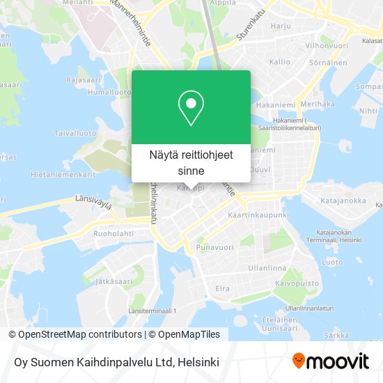 Oy Suomen Kaihdinpalvelu Ltd kartta