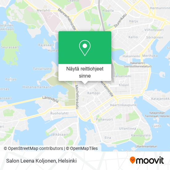 Salon Leena Koljonen kartta