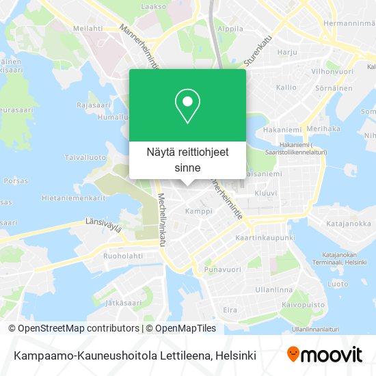 Kampaamo-Kauneushoitola Lettileena kartta