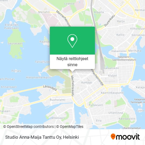 Studio Anna-Maija Tanttu Oy kartta