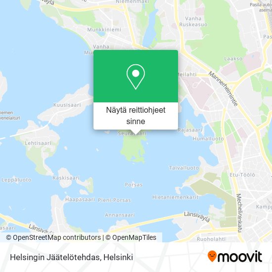 Helsingin Jäätelötehdas kartta