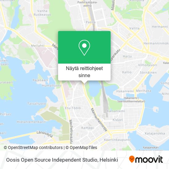 Oosis Open Source Independent Studio kartta