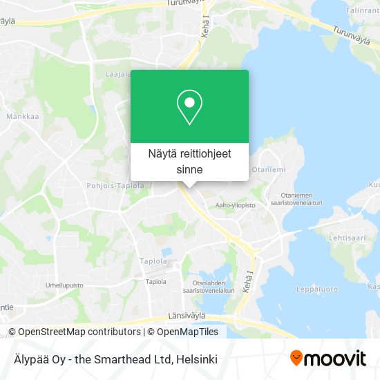 Älypää Oy - the Smarthead Ltd kartta