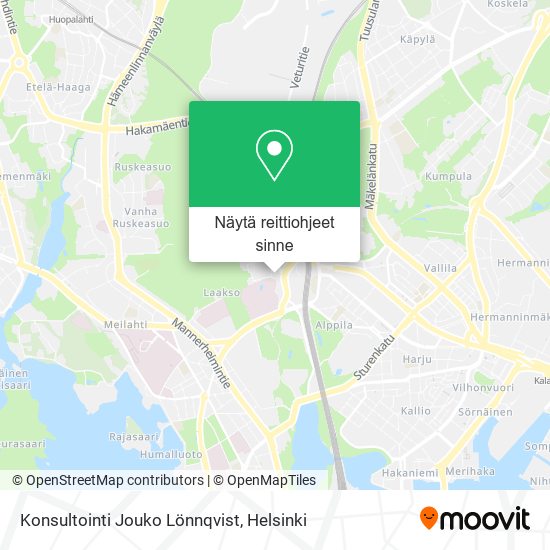 Konsultointi Jouko Lönnqvist kartta