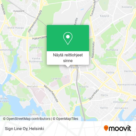 Sign Line Oy kartta