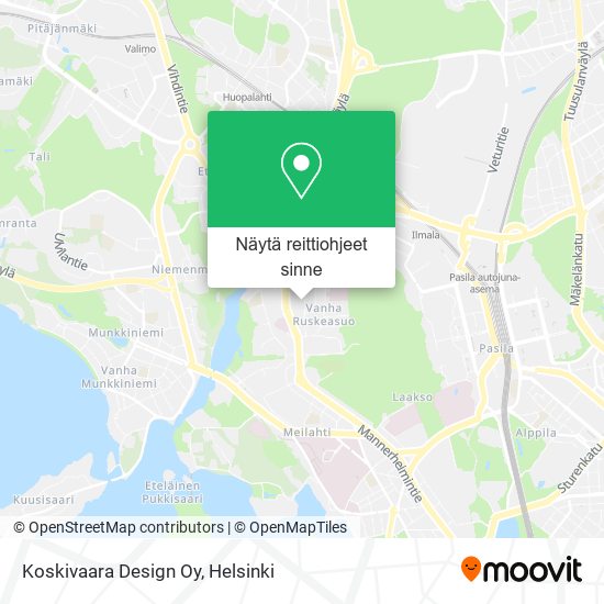 Koskivaara Design Oy kartta