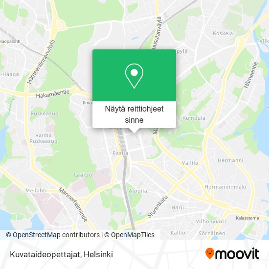 Kuvataideopettajat kartta