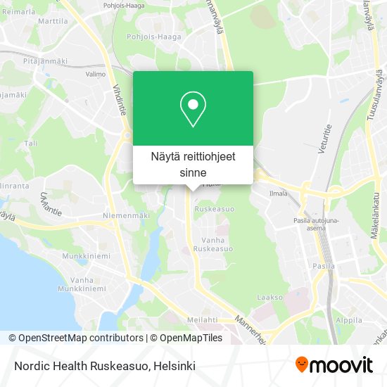 Nordic Health Ruskeasuo kartta
