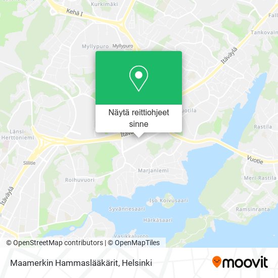 Maamerkin Hammaslääkärit kartta