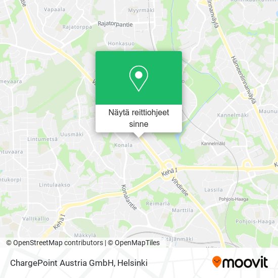 ChargePoint Austria GmbH kartta