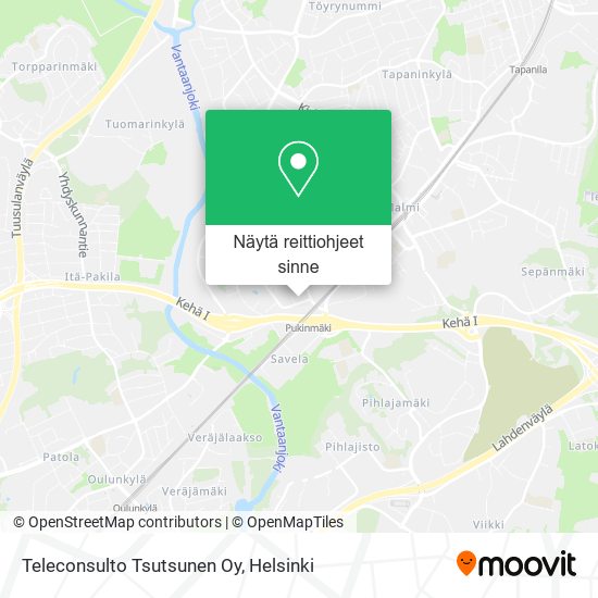 Teleconsulto Tsutsunen Oy kartta