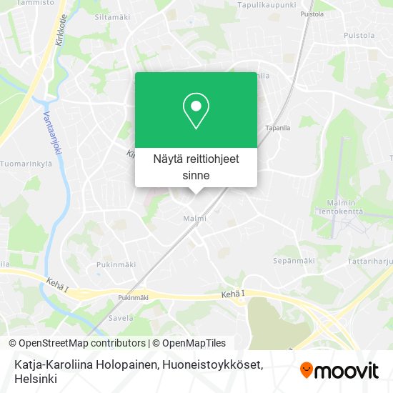 Katja-Karoliina Holopainen, Huoneistoykköset kartta
