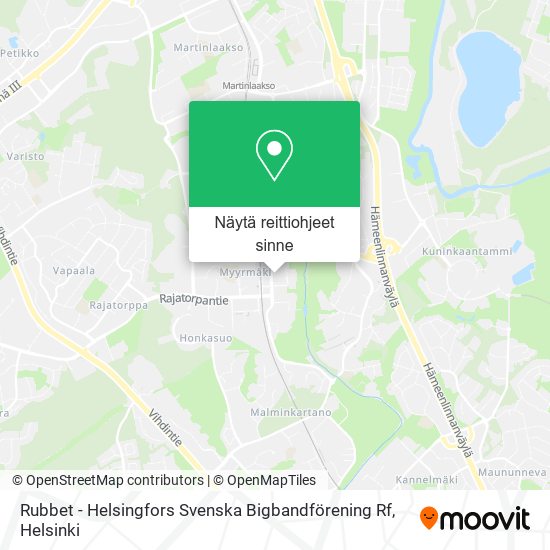 Rubbet - Helsingfors Svenska Bigbandförening Rf kartta