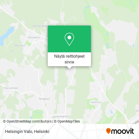 Helsingin Valo kartta