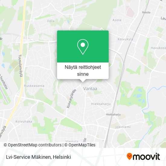 Lvi-Service Mäkinen kartta